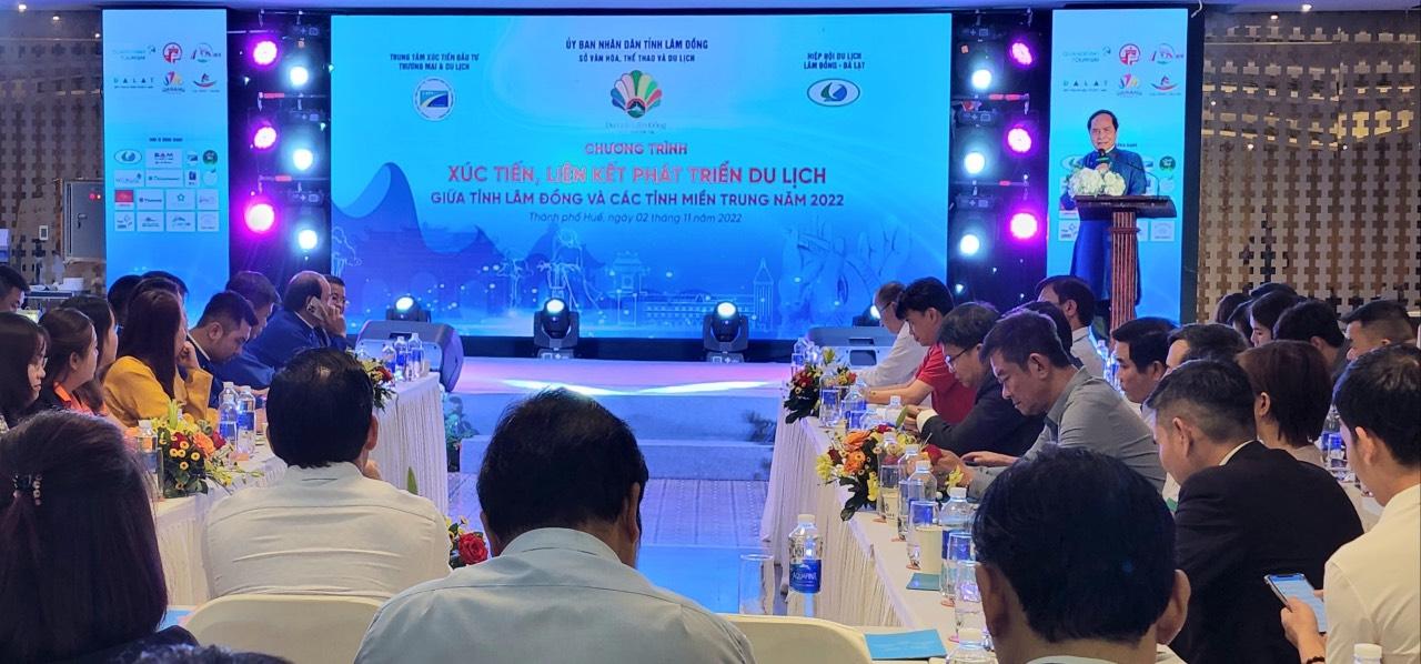Hội nghị xúc tiến, liên kết phát triển du lịch giữa tỉnh Lâm Đồng và các tỉnh miền Trung